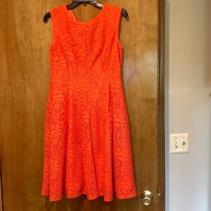 Orange party dress